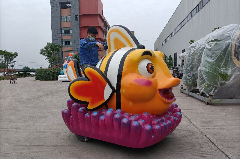 2020年武汉欢乐谷海洋动物主题彩车制作